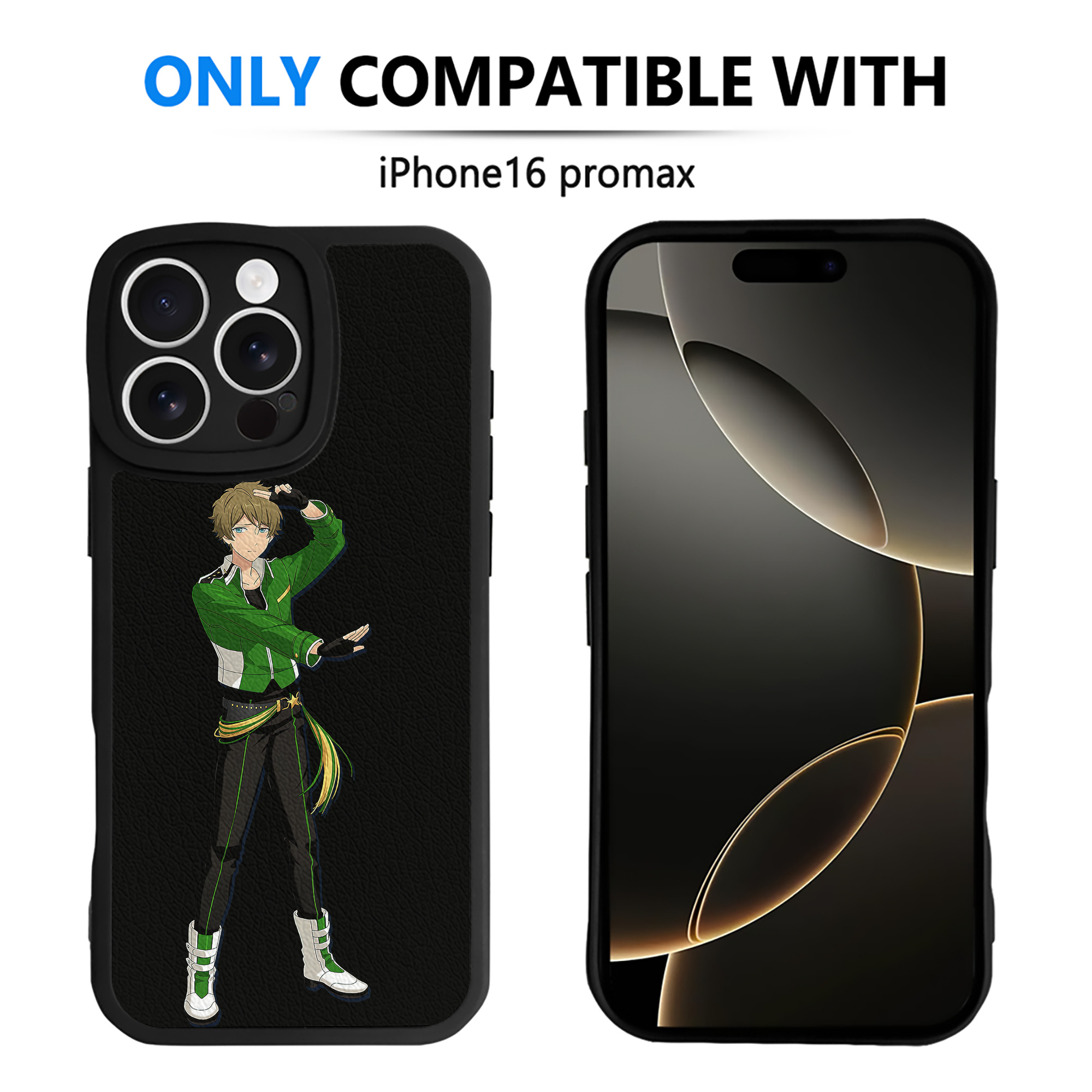 （画像用） あんさんぶるスターズ! Ensemble Stars 【iPhone 16シリーズ対応】シリコンスマホケース（レザー調） 材質：シリコン